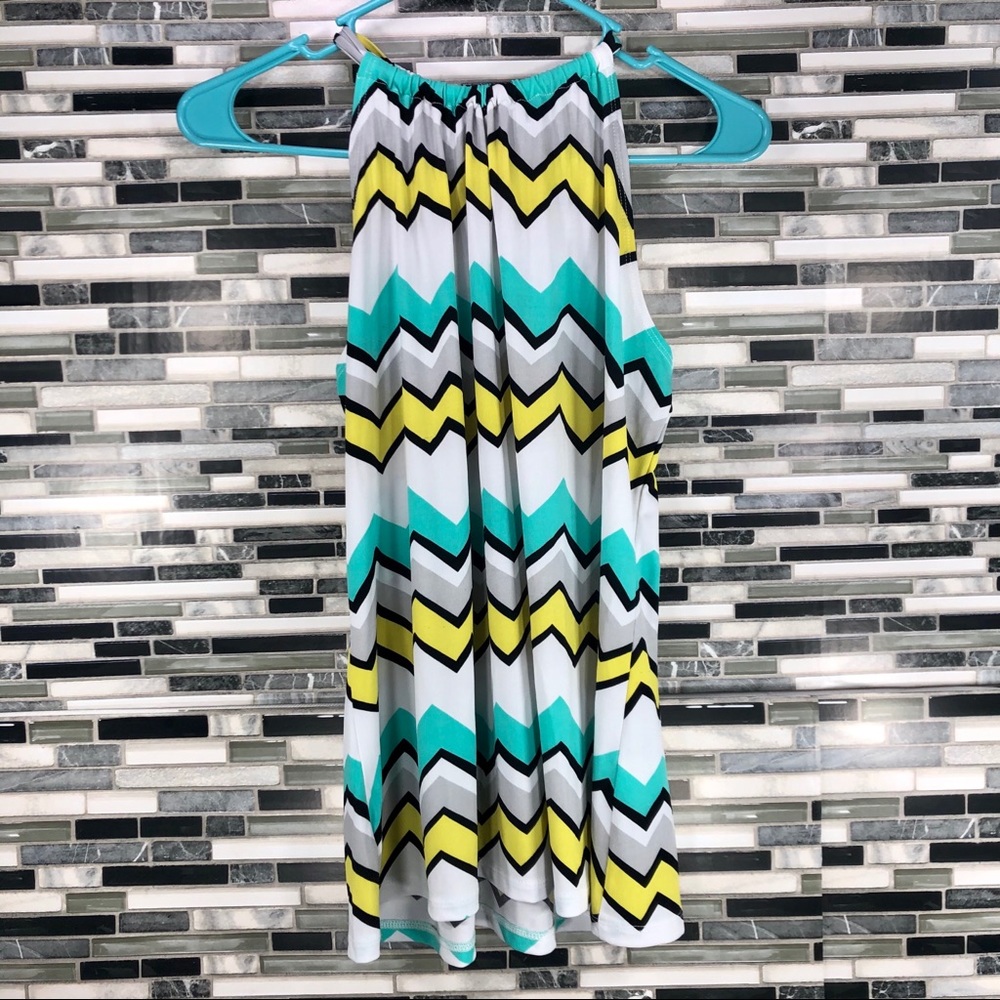 Cynthia Rowley Chevron Style Blouse
